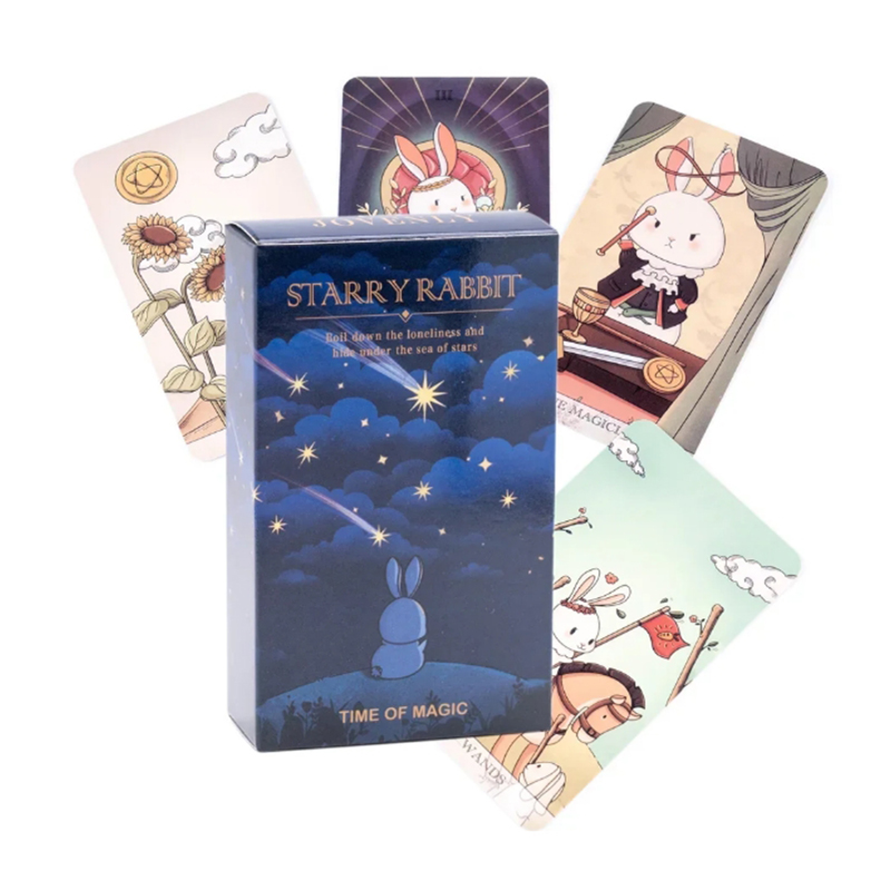 Tarot Deck With Guidebook - Yaratıcı Yıldızlı Tavşan Tarot Kartları E-Kitap