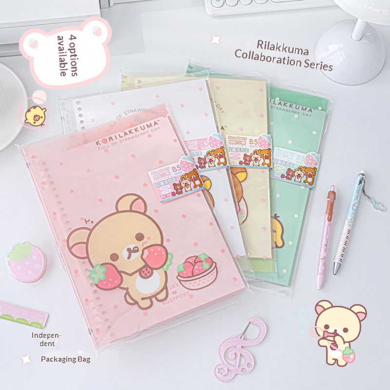 Rosyposy Korilakkuma Çilek B5  - Blank Sheet Music Notebook incelemesi ve fiyatı