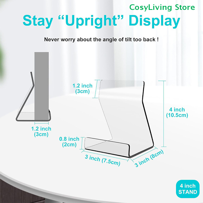 1/2/6 adet şeffaf masaüstü akr - Clear Acrylic Book Stand Holder incelemesi ve fiyatı