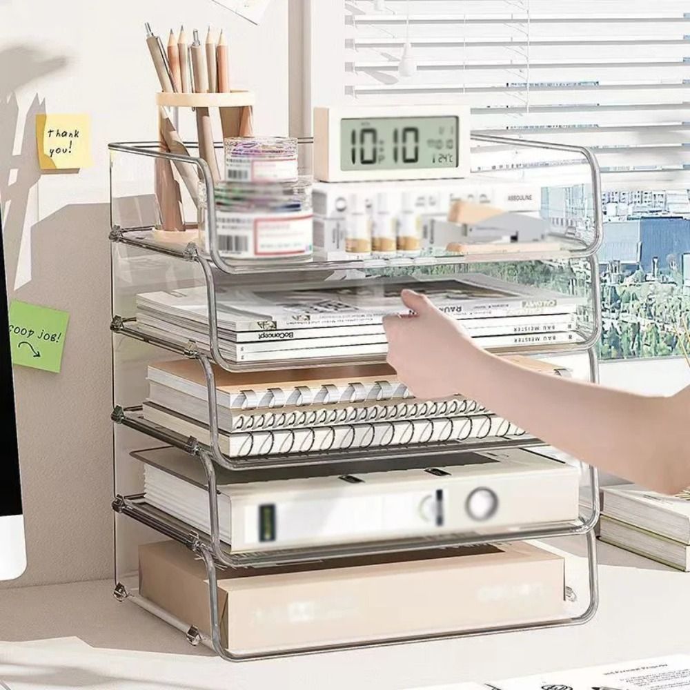 Şeffaf masaüstü dosya tepsisi  - Stationery Books incelemesi ve fiyatı